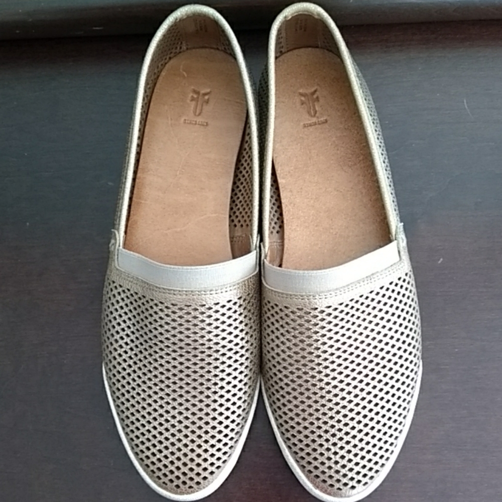 Frye slip on loafers